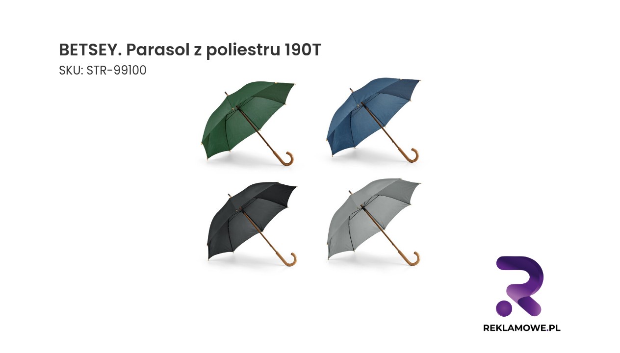 BETSEY. Parasol z poliestru 190T Parasol Betsey wykonany z poliestru 190T