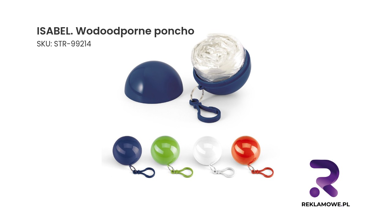 ISABEL. Wodoodporne poncho ISABEL wodoodporne poncho w kolorze