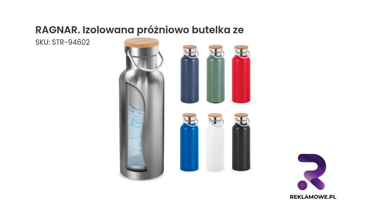 RAGNAR. Izolowana próżniowo butelka ze stali nierdzewnej 570 ml RAGNAR izolowana próżniowo butelka