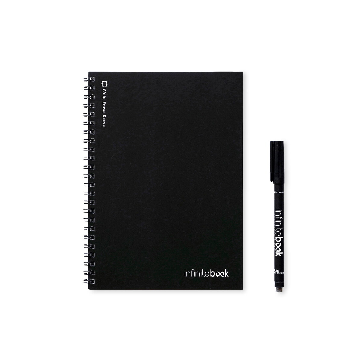 INFINITEBOOK PLAIN A5. Infinitebook z elastyczną okładką i 15 zwykłymi stronami do tablicy 33200_set