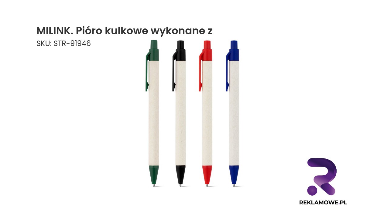 MILINK – pióro kulkowe wykonane z wysokiej jakości materiałów
